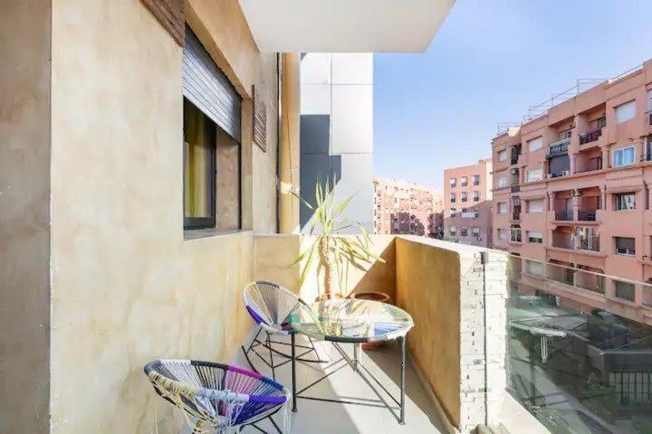 Appartement Marrakech Gueliz Marrakesh Exteriör bild